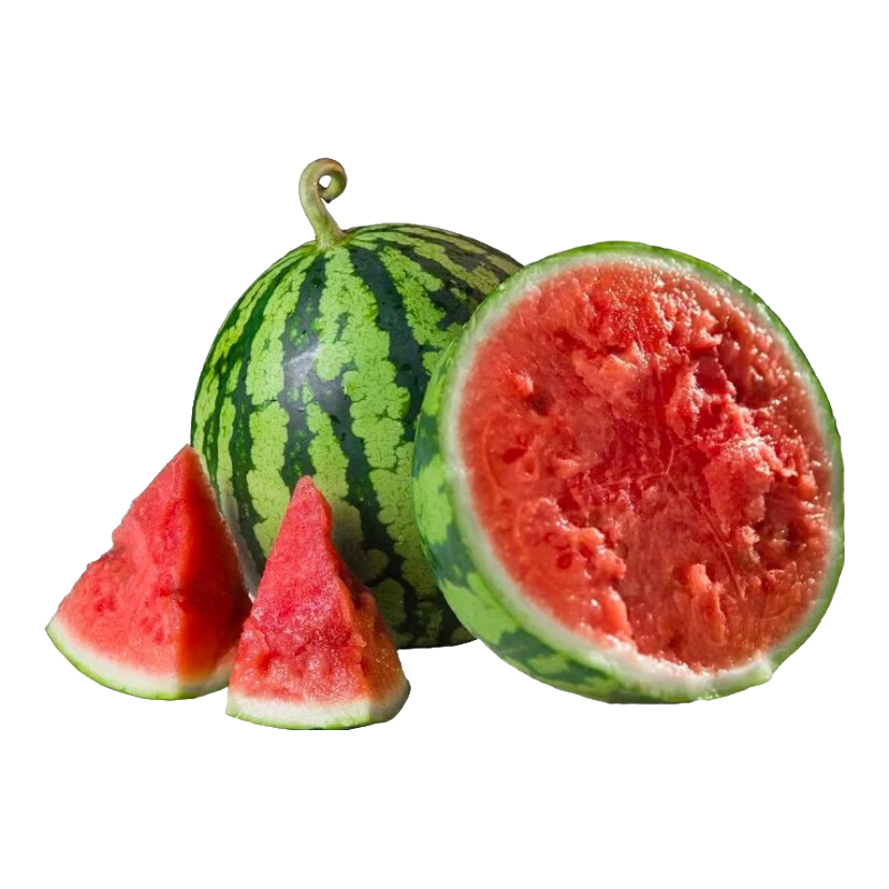 正宗美都带籽麒麟西瓜新鲜水果美都麒麟西瓜薄皮多汁京东包邮 9-10斤