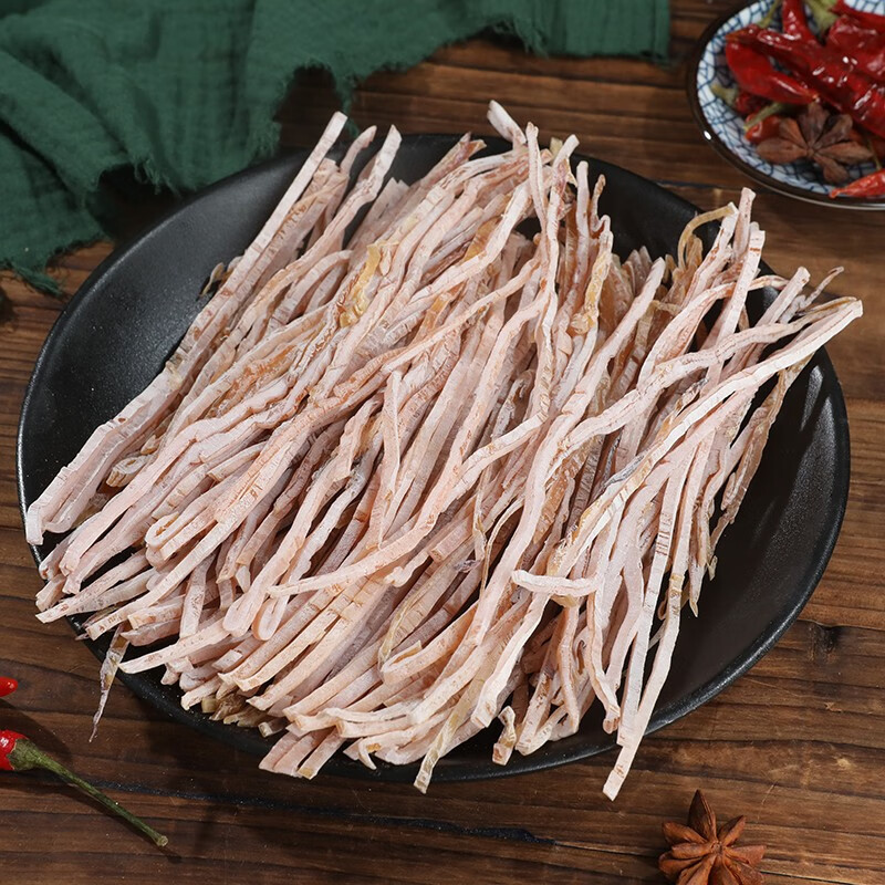 崔奶奶延边吉特产干鱿鱼丝250g鱿鱼干干货切丝家用凉拌辣炒鱿鱼丝啤酒