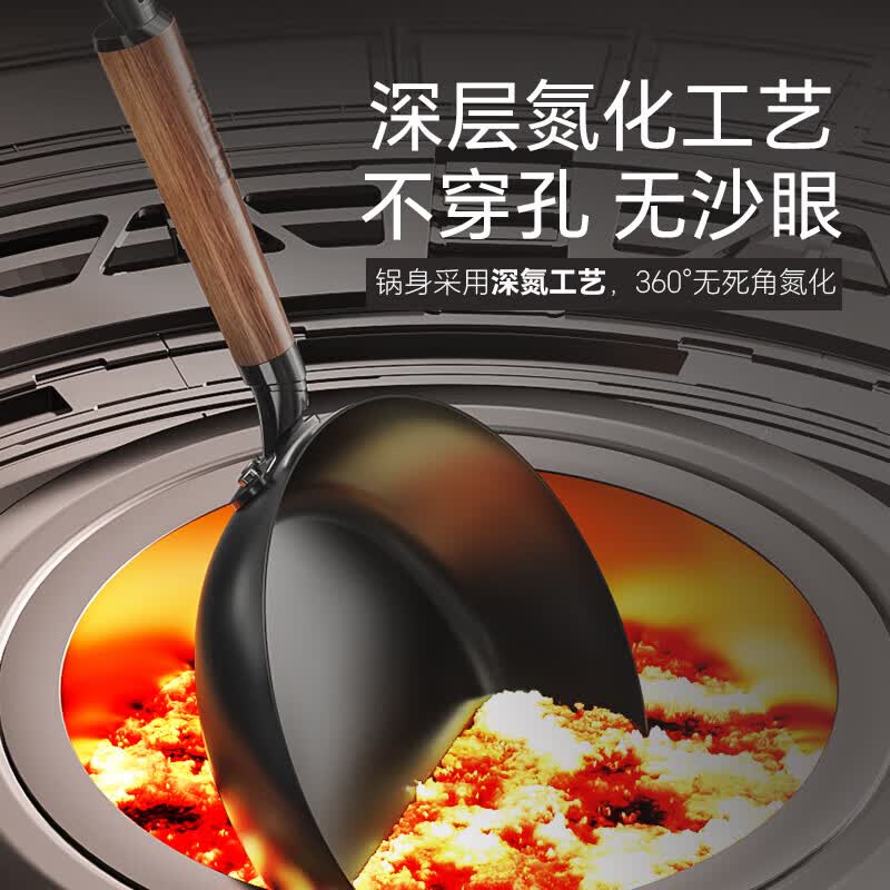 康巴赫（KOBACH）铁锅仿生不粘锅无涂层不粘煎锅平底锅炒锅煎蛋煎牛排煎饼早餐锅 【高倍防锈】仿生不粘煎锅 26cm