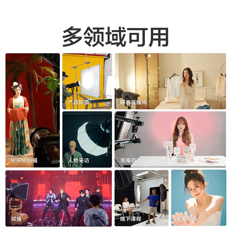 南光（NANLITE）FS-300B双色温直播补光灯 室内影棚平面人像摄影灯 大功率视频led常亮灯 专业高显色拍摄灯 FS-300B+95八角柔光箱(配蛋格)+灯架