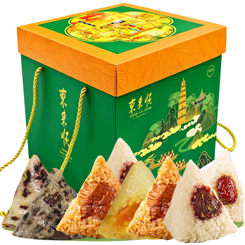 东来顺清真粽子礼盒老字号特产回族食品咸甜端午送礼商务礼品团购1440g