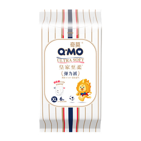 奇莫（Q-MO）赠品皇家至柔拉拉裤 试用装XL码6片