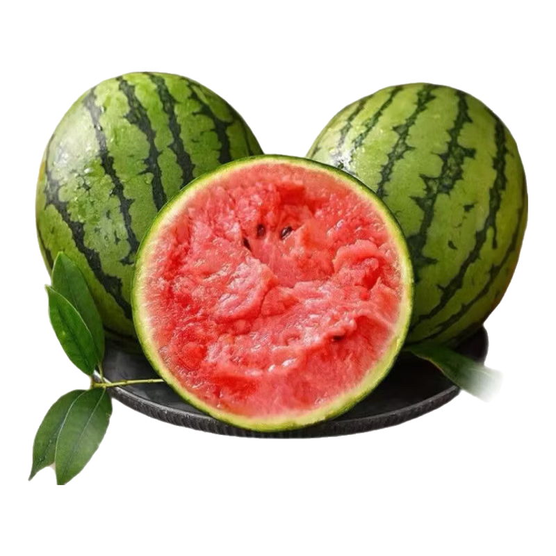 【超甜】小糖丸西瓜正宗2k 薄皮小西瓜新鲜水果现摘现发包邮 净果4-5斤（1-2粒）