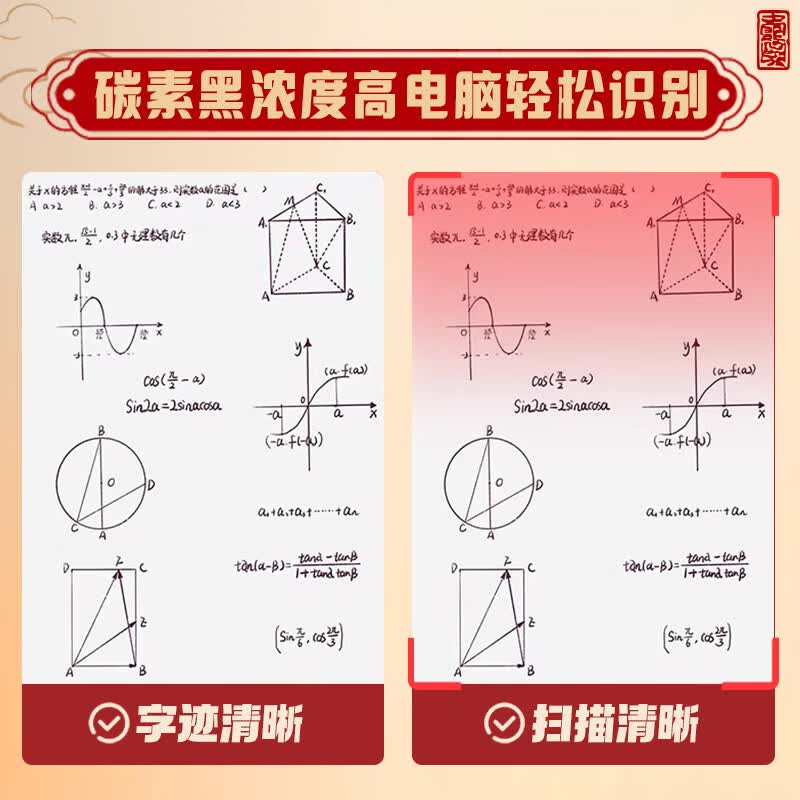 真彩(TRUECOLOR)金榜题名中考高考考试专用文具套装学生考研一整套可带入考场考试专用2b涂卡笔透明垫板文具用品 【麒开得胜-15件套】