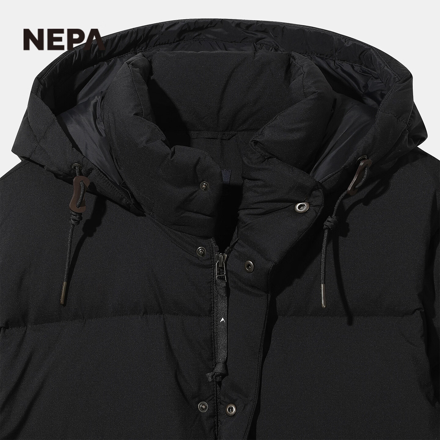 NEPA耐葩户外秋冬男士羽绒服时尚保暖羽绒服CL72067 C01黑色 M 175/92A(100)