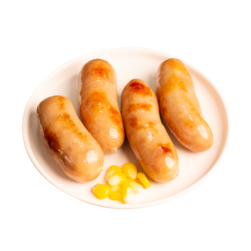 喜旺烤肠400g黑胡椒+原味早餐火腿肠香肠空气炸锅烧烤食材