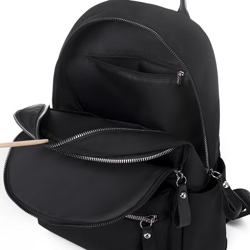 GYKZ日本进口双肩包女2026双肩包时尚韩版轻便通勤旅行背包牛津布双肩 红色