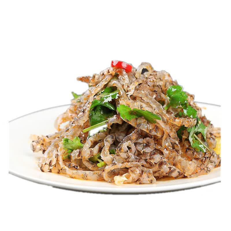 泡椒鱼皮鱼小小开 袋即食鱼类解馋零食凉拌菜山椒味香辣鱼皮丝 150g*5袋