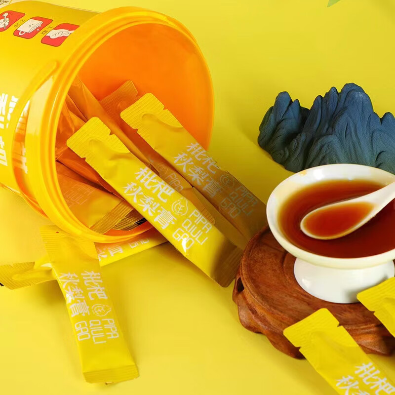 枇杷秋梨膏10g21条即食纯梨膏儿童专用 【配料只有鲜梨】纯梨膏21支装