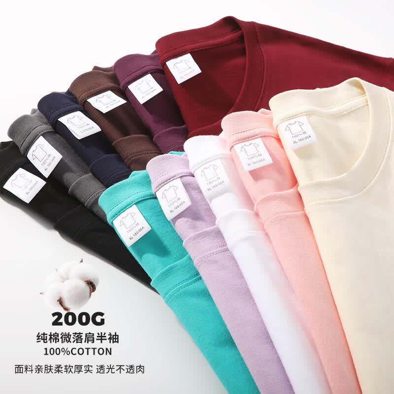 ROYAL PALM POLO SPORTS CLUB美式重磅t恤男宽松圆领打底衫短袖情侣上衣2026夏季半袖 藏青 L