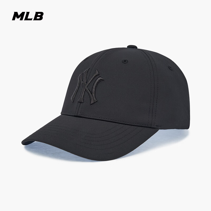 MLB官方 男女同款韩系百搭休闲复古感硬顶棒球帽26春季新款CPB33 纽约洋基队/黑色 均码