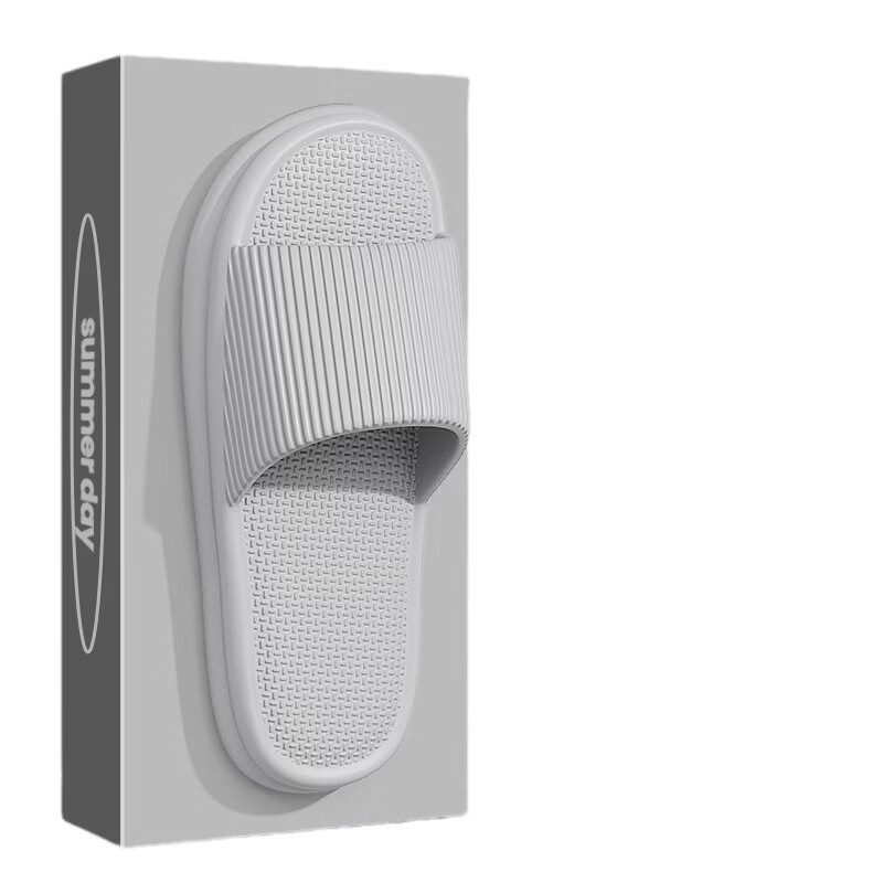 拖鞋夏季居家居室内2024新款家用浴室防滑情侣eva凉拖鞋 棕色 38-39