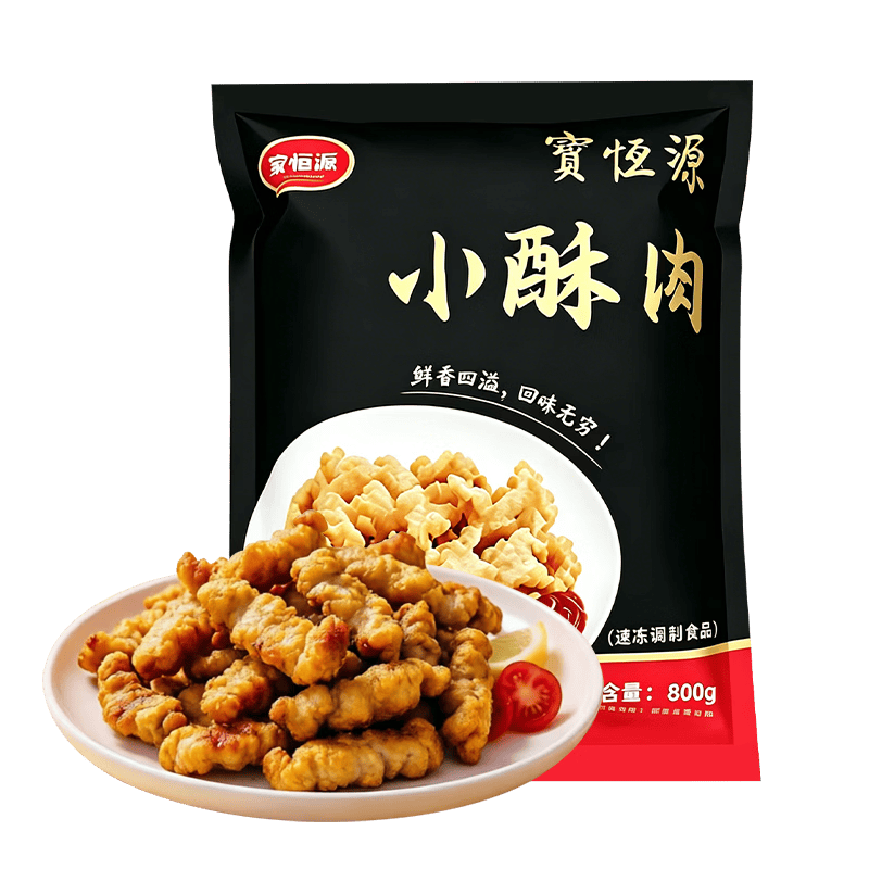 宝恒源小酥肉800g大包装半成品家庭聚会装空气炸锅食材