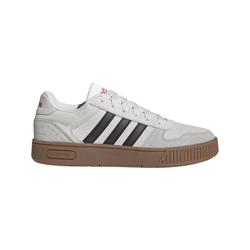 adidas「小锯齿」D-PAD CLASSIC美高风篮球风板鞋男女阿迪达斯 浅灰/黑色/浅猩红   38  