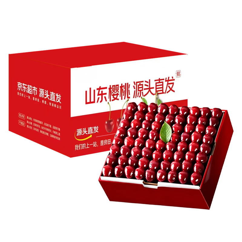 东鲜丰山东大樱桃新鲜车厘子樱桃水果实惠装送礼山东特产 4斤(净重) 单果【20-26mm】