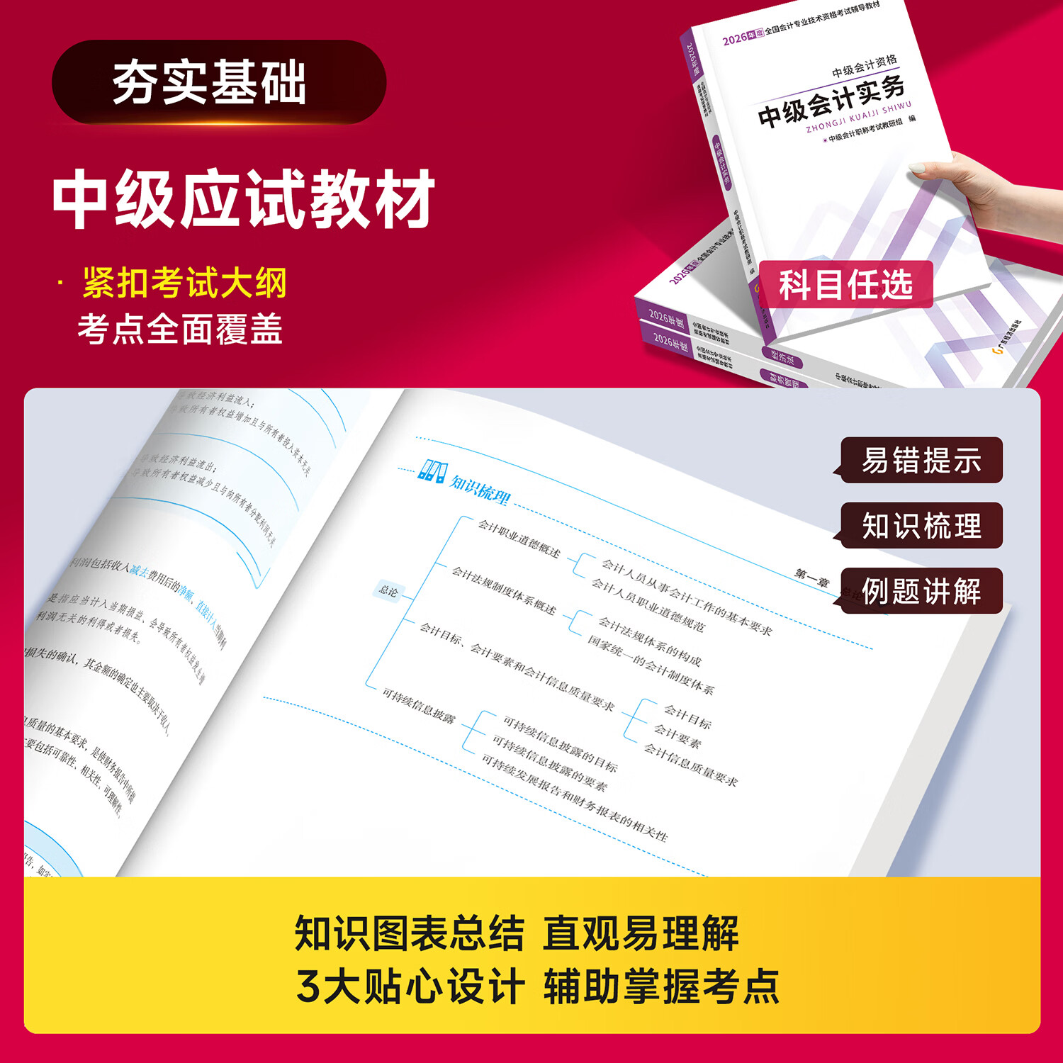 之了赠全套课程】中级会计教材2026年真题试卷26官方正版职称考试题库师2025历年练习题全套书章节同步习题册实务经济师财务管理财管资料之了课堂知了马勇 2026新大纲版】中级教材+试卷+提分宝典 3