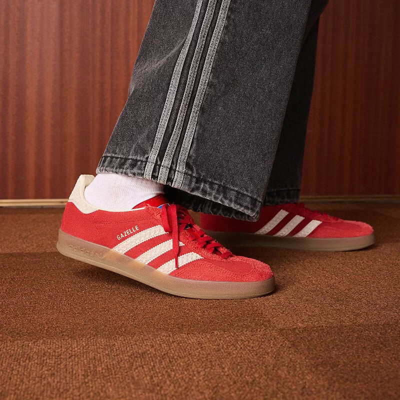 阿迪达斯（adidas）三叶草中性GAZELLE INDOORORI复古德训T头运动休闲鞋IF1808 IF1808 37