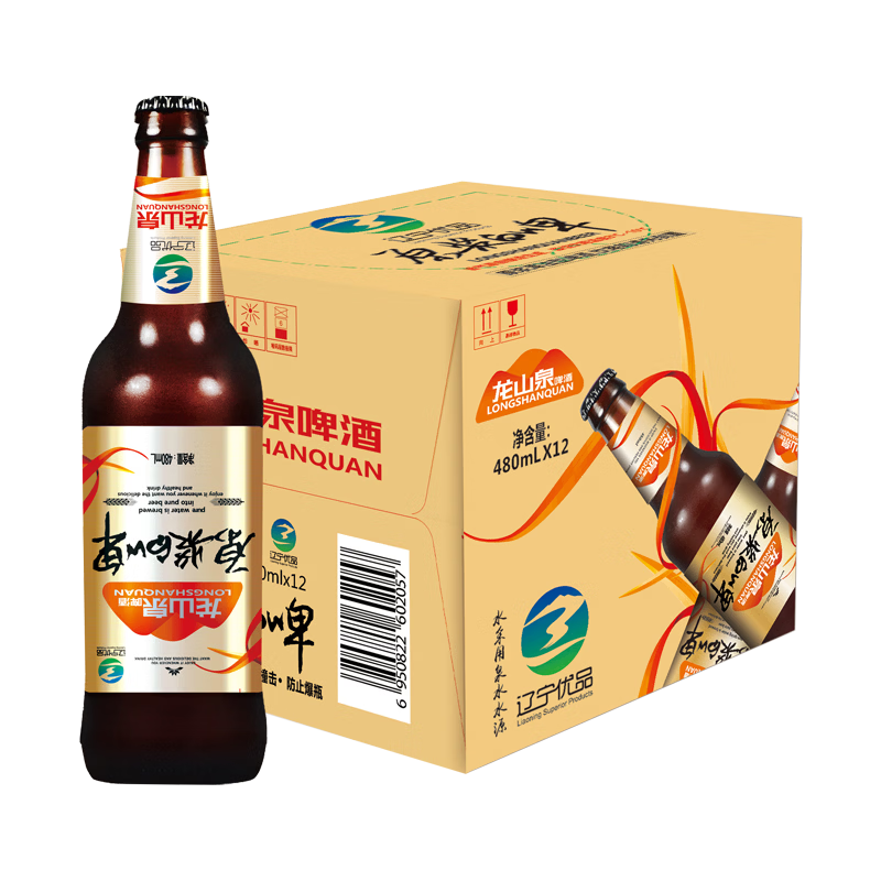 DRAGON SPRING/��ɽȪ ԭ����ơ ƿװơ�� 480mL 12ƿ 111.42Ԫ��2��(��55.71Ԫ/��)
