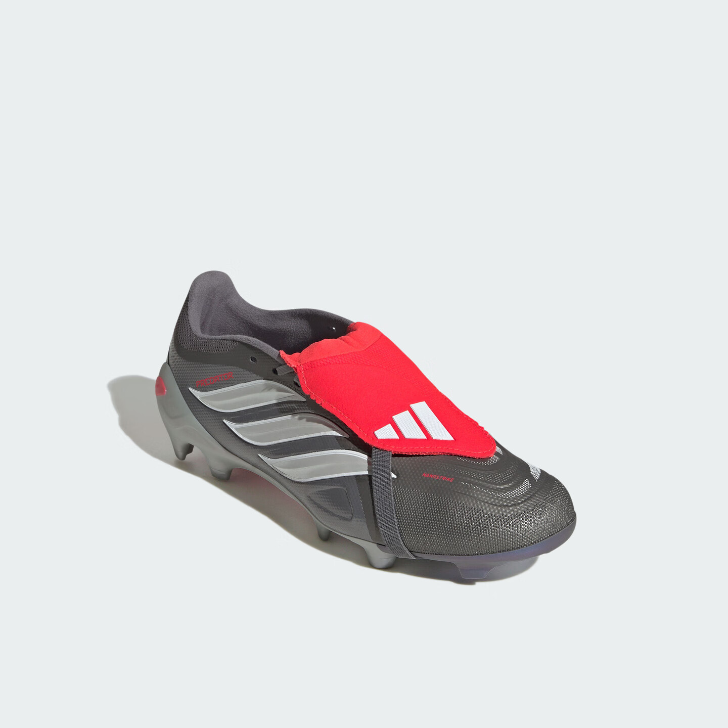 adidas PREDATOR LEAGUE FT FG天然硬草地长钉足球鞋男女阿迪达斯 亮金属铁灰/白金属/亮红 43