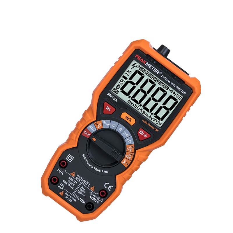 华谊peakmeter 多功能数字万用表 表 pm18