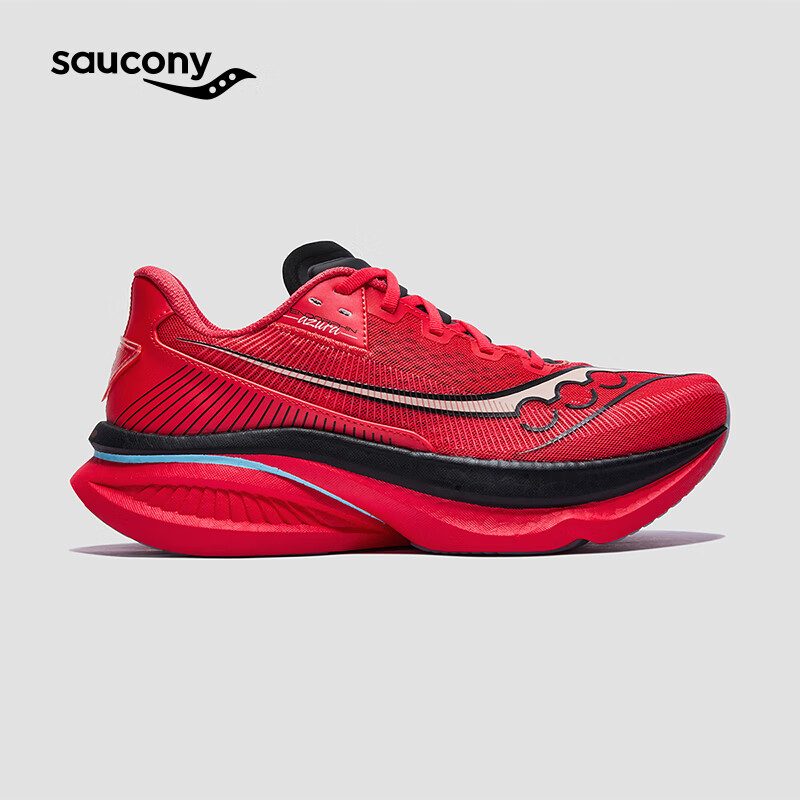 SAUCONY索康尼ENDORPHIN AZURA啡岚男女情侣款回弹竞速训练运动跑鞋