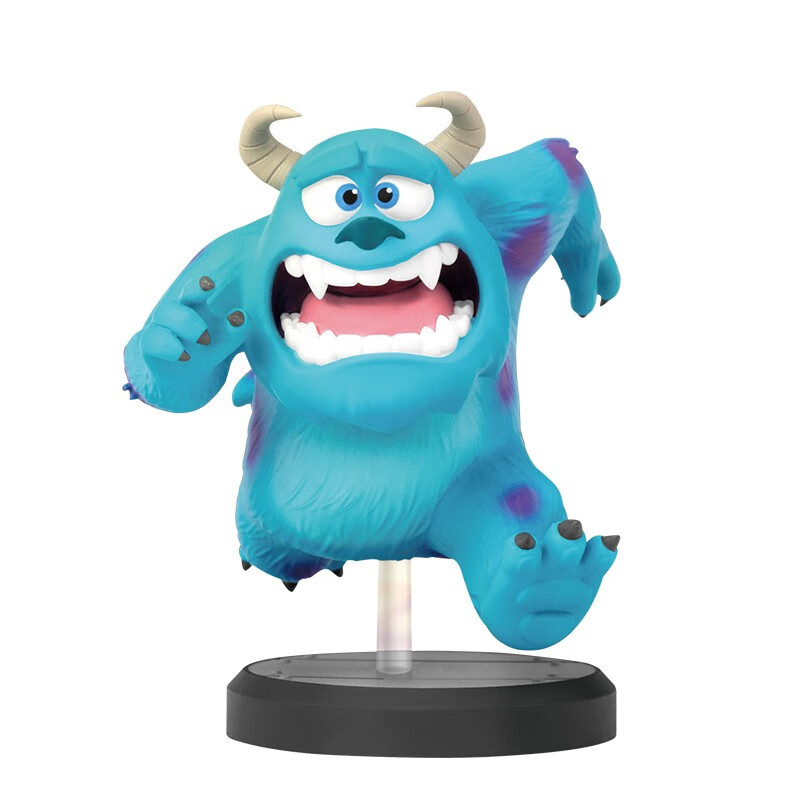 野兽王国迪士尼 皮克斯怪兽电力公司 毛怪q版静态手办摆件礼物 毛怪