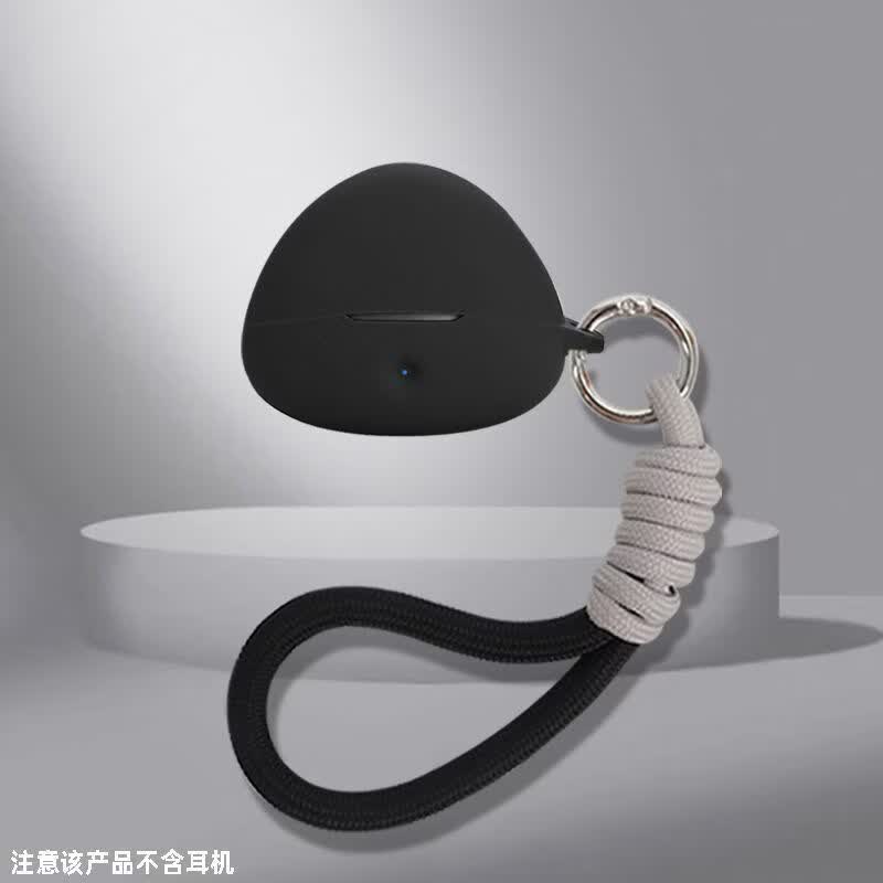 其他家适用于纽曼M7-T29耳夹式蓝牙耳机保护套T29硅胶软壳防摔一体挂绳纯色 纽曼M7-T29耳夹式耳机套 黑色单壳【其他颜色可下单备注】