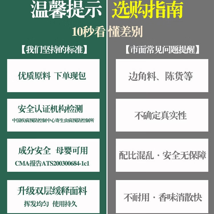 九道艾驱蚊香囊香包艾草防蚊香袋中草药强力驱蚊包挂件卧室内电梯防蚊虫 6包【适合2室1厅】中草药驱蚊香包