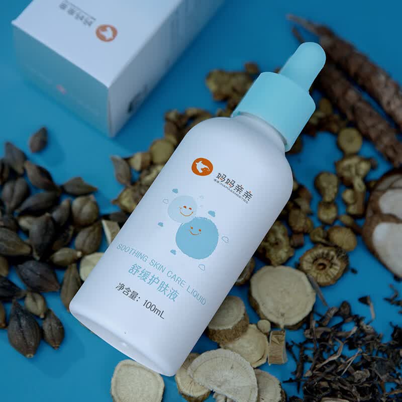 博德妈妈亲亲儿童婴儿舒缓护肤液新生儿爽身舒缓清爽湿敷四季通用100ml 100ml