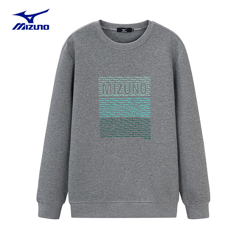 美津浓户外卫衣男冬季百搭保暖套头衫