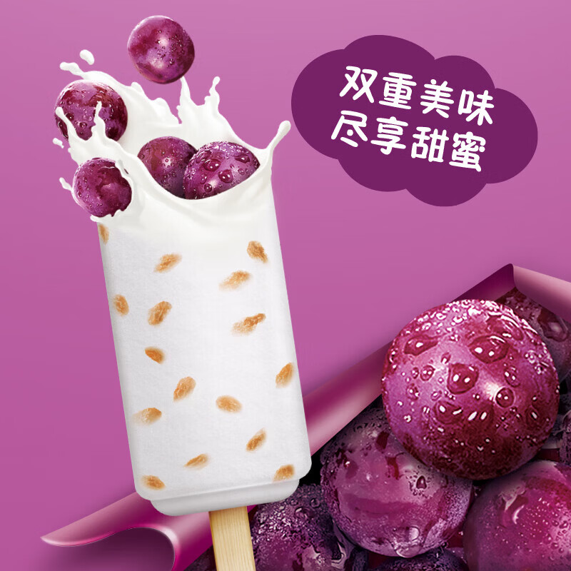伊利牧场奶提子冰淇淋雪糕65克*1支