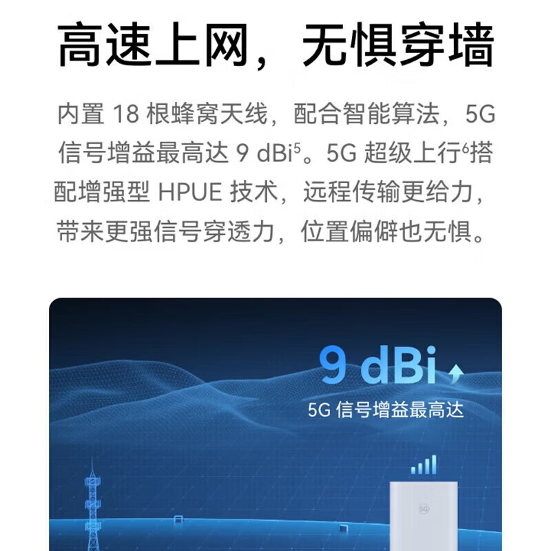 腾达（Tenda）5G CPE随身WiFi 4G/5G全网通 wifi6双频AX1800移动路由器 SIM卡插卡/宽带双模上网 千兆网口 旗舰版【5G移动-CPE】三网切换WIFI6