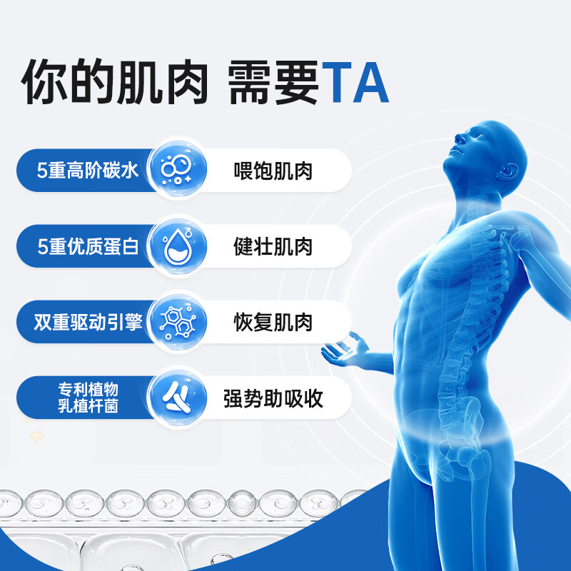 诺特兰德3磅浓缩分离乳清蛋白粉健身运动训练后含益生菌男女官方旗舰店 蓝莓酸奶味 450g*1桶 效期至27年2月