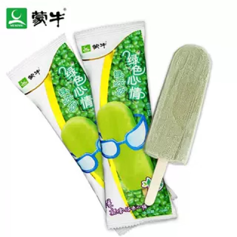 蒙牛随变冰淇淋【5支装】蒂兰圣雪麦片脆皮雪糕怀旧冰激凌 【5支】蒙牛绿色心情(低糖雪糕)(70g)
