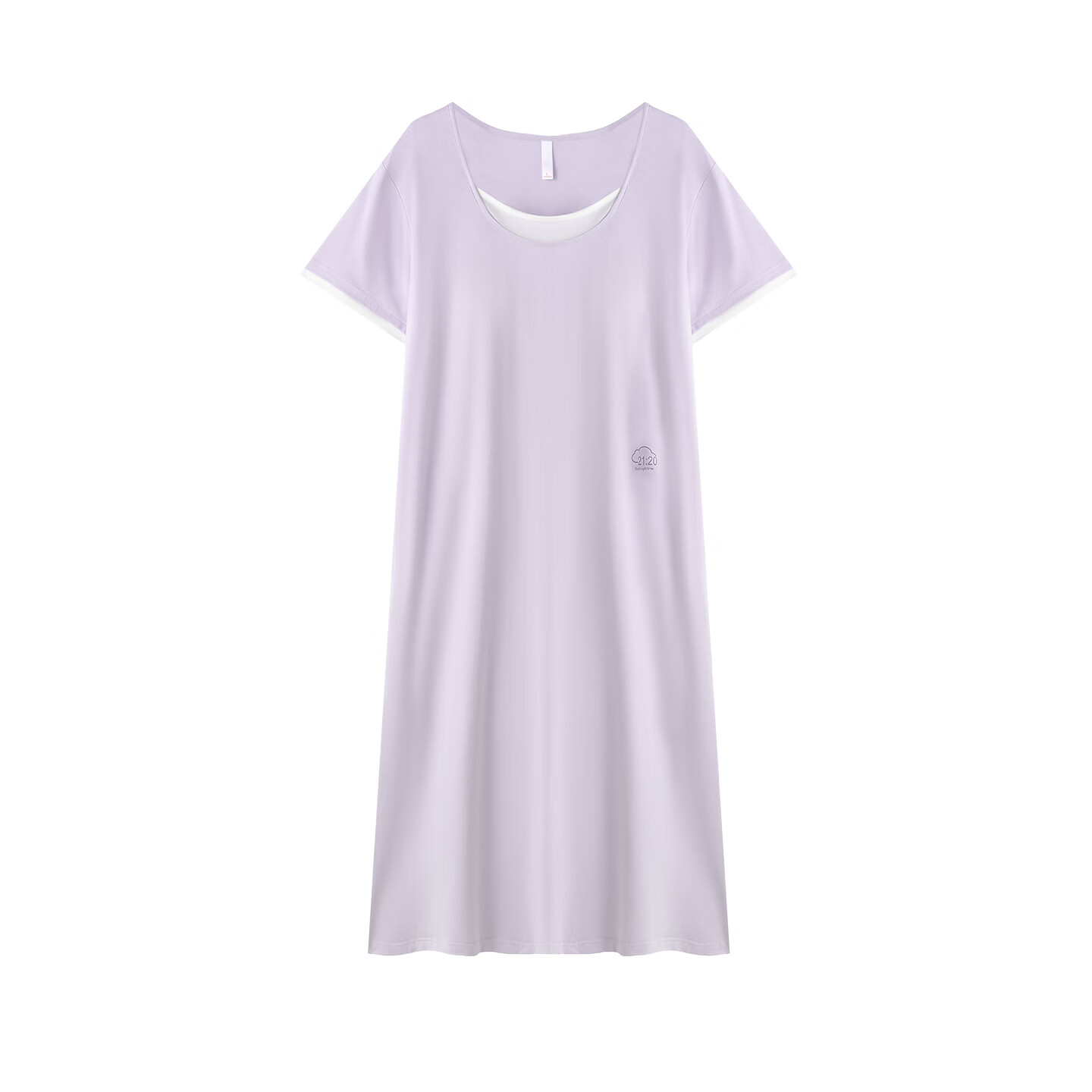 雪中飞深睡睡裙女款夏季凉感莱赛尔棉睡衣女士短袖连衣睡裙家居服 深睡系列 【暮山紫】 一夜好眠 L 推荐【100-120斤】