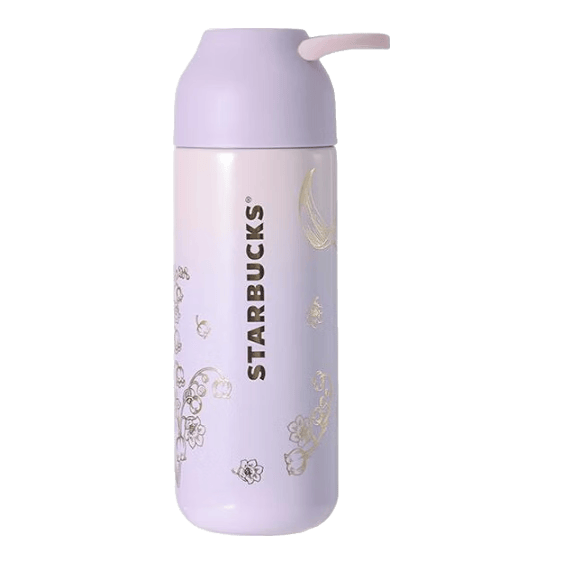 星巴克（Starbucks）星巴克紫色铃兰款随行保温杯