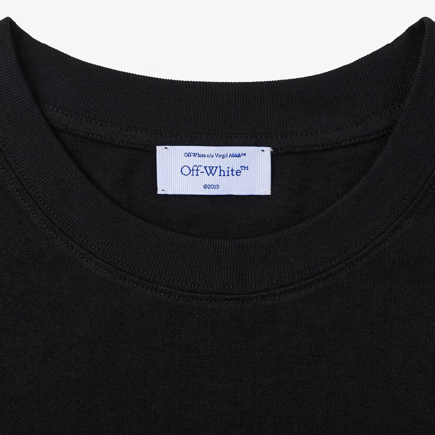 OFF WHITE™夏季t恤男款情侣装男士高端短袖女半袖2026新款潮牌双箭头图案 黑色常规 L