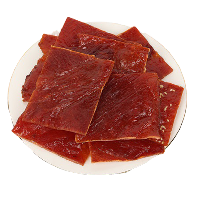 靖江特产手撕肉脯100包散装蜜汁肉铺肉干零食小吃即食猪肉礼盒 混合肉脯20包