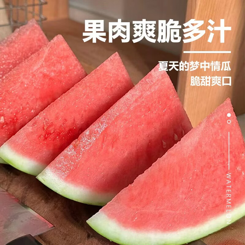 薏品甄鲜正宗山东藤吊2K冰糖小西瓜 小糖丸西瓜新鲜水果 京东快递送礼优选 净重4.5-5斤【2-3枚】