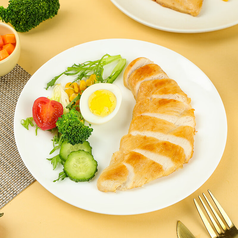 惠发（HF）香煎鸡排健身轻食鸡排早餐非油炸冷冻半成品鸡胸肉 香煎鸡排100g