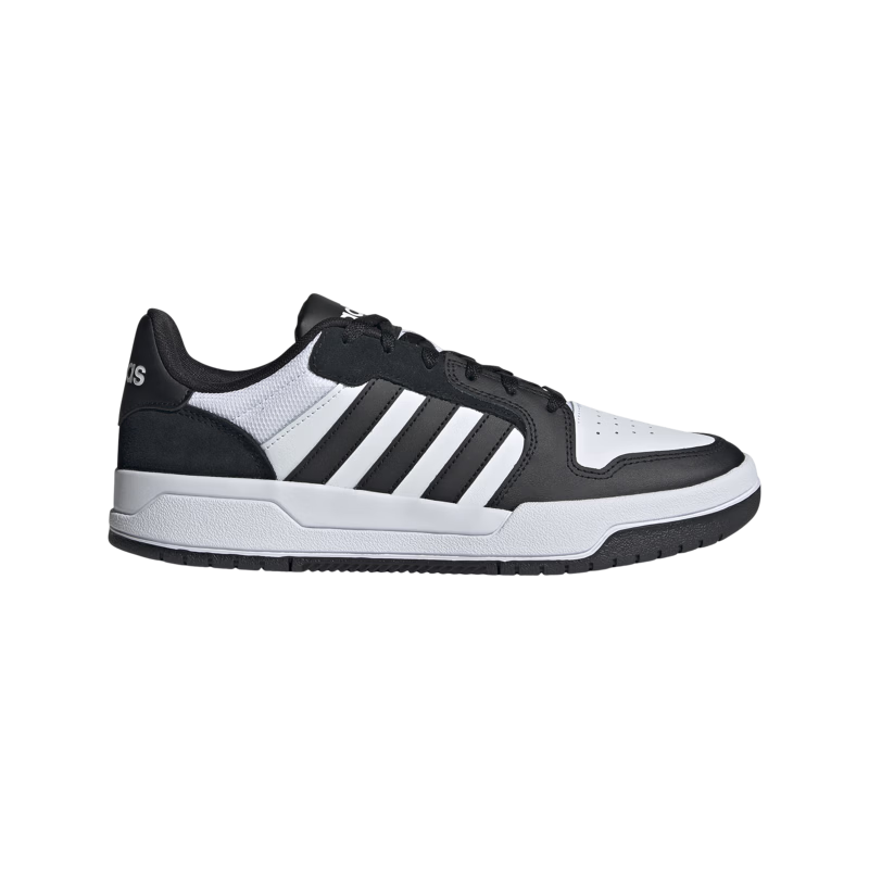 adidas ENTRAP美式校园风运动少年感复古篮球风板鞋男女阿迪达斯 白色/黑色   42.5  