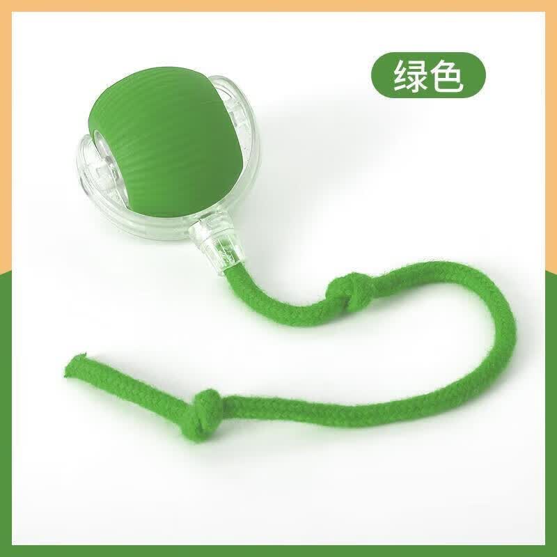 GERTHRON德国高端猫咪玩具自嗨解闷神器自动逗猫球智能棒消耗体力突突球球 升级2.0-绿色长绳款【动力加强 自动跳跃】 多模式【智能避障款】长续航/快充/自动唤醒