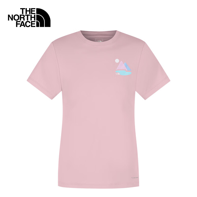 北面（The North Face）速干T恤女款短袖圆领户外休闲 8G7Z 0SO XL