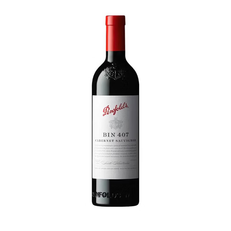 奔富（Penfolds）Bin407赤霞珠干红葡萄酒750ml*1瓶  年份随机    520礼物