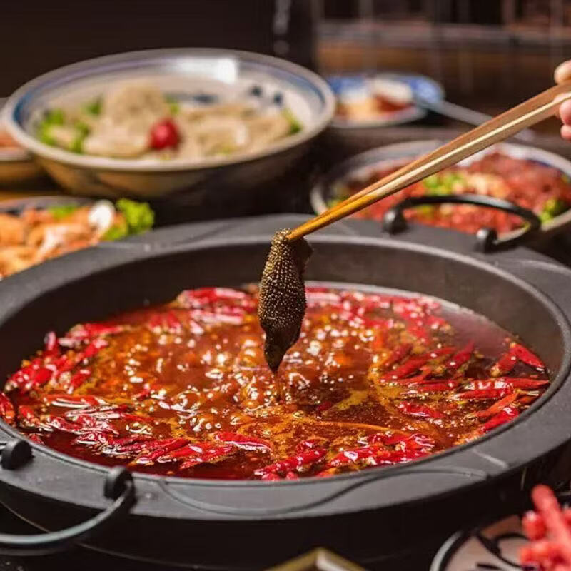 火锅底料500g牛油手工重庆底料餐饮家用麻辣烫冒菜串串香调料 特辣500g*4