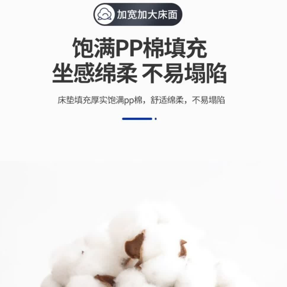 折叠床躺椅午睡椅午休床午睡床多功能陪护家用便携可躺靠背椅 【奢华黑绵柔床垫】升级加粗加厚钢管 加粗扁管68cm*190cm*40cm