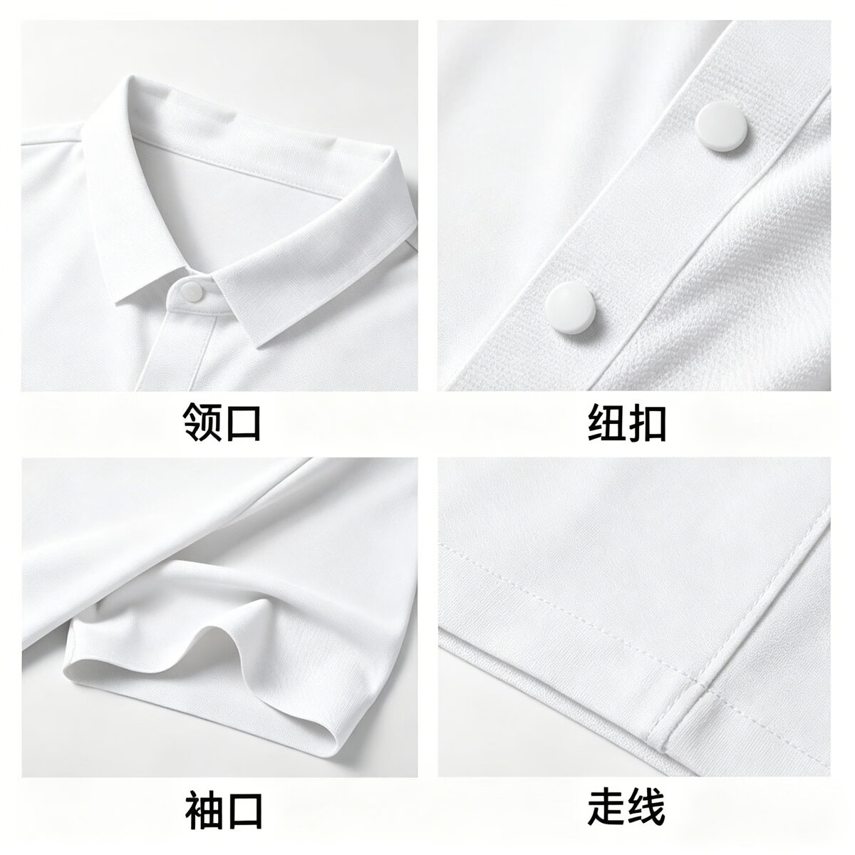 猫人（MiiOW）通勤风吸湿排汗 POLO 衫职场上班商务洽谈抗皱不易变形运动 T 恤 【透气凉感】曜石黑【防晒】 2XL 【建议 170-180cm/145-165 斤】