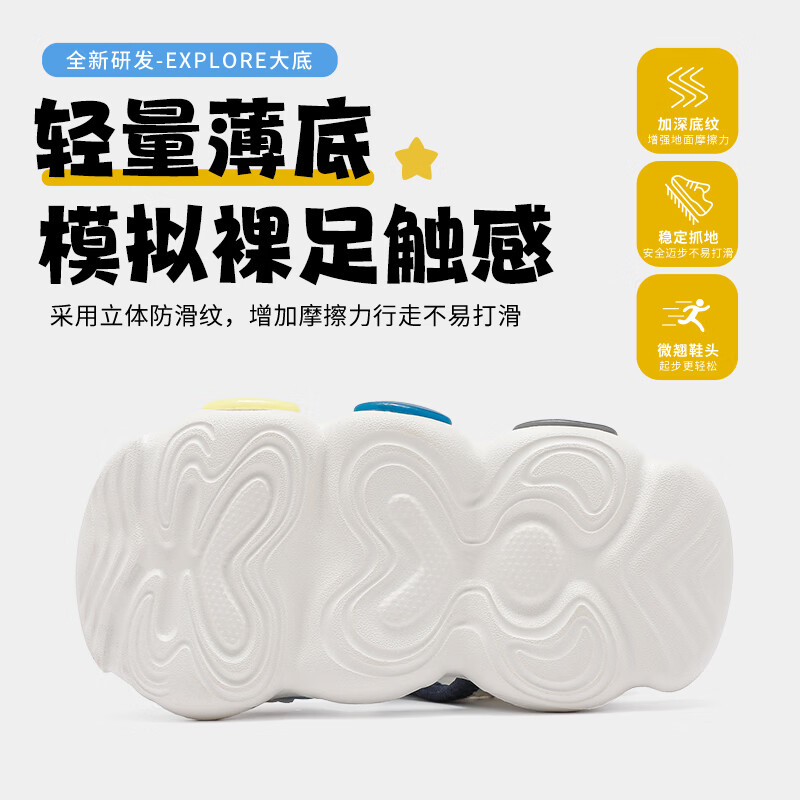 汪汪队立大功（PAW PATROL）汪汪队凉鞋软底学步鞋防滑洞洞鞋新款童鞋透气沙滩鞋运动鞋涉水鞋 蓝色阿奇 升级款 29