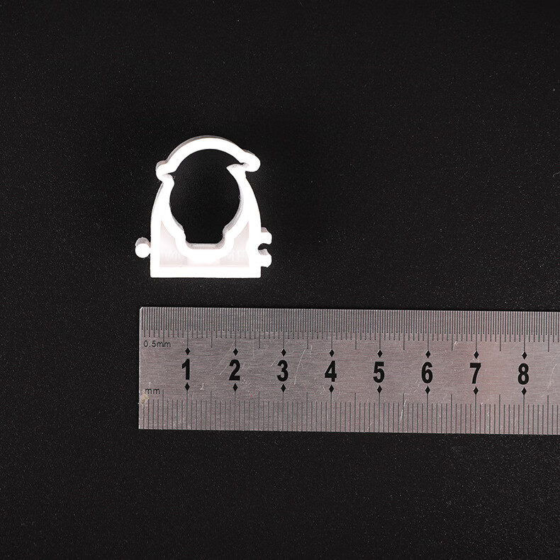 ppr管卡20 25 32塑料管件u型卡扣 16扣卡白色 200个