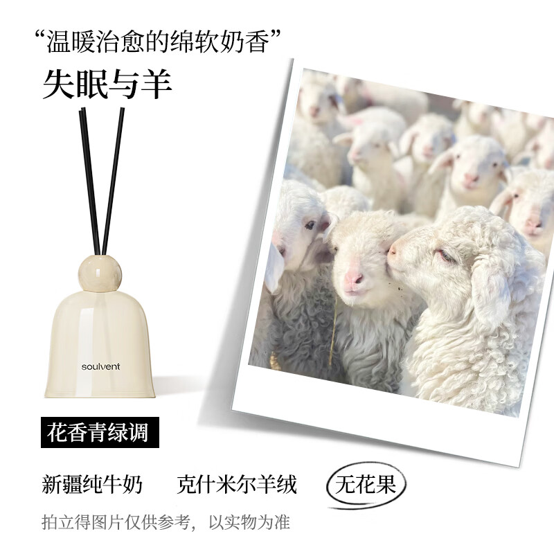 所闻soulvent【【生日礼物】无火香薰藤条卧室香氛持久留香失眠与羊
